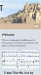 Mobile Screenshot of alexanderlafollett.com