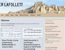 Tablet Screenshot of alexanderlafollett.com